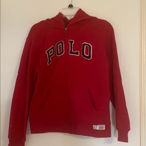 Red POLO sweatshirt